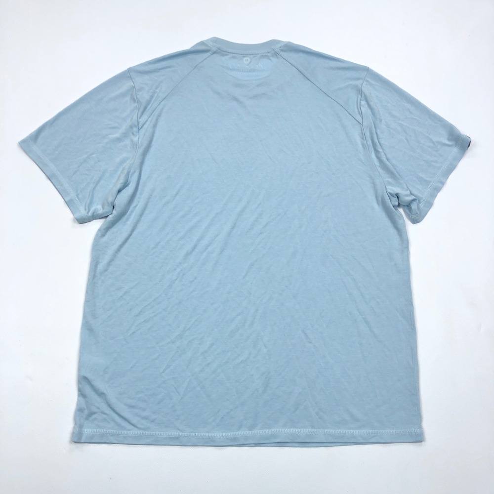 Free Fly Mens Bamboo Performance T-Shirt Blue Size M FF-071416 Short Sleeve